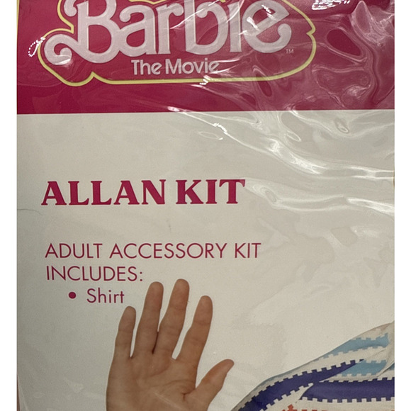 The Barbie Movie Allan Halloween Costume Shirt Mens Size Small Medium New - Picture 4 of 6